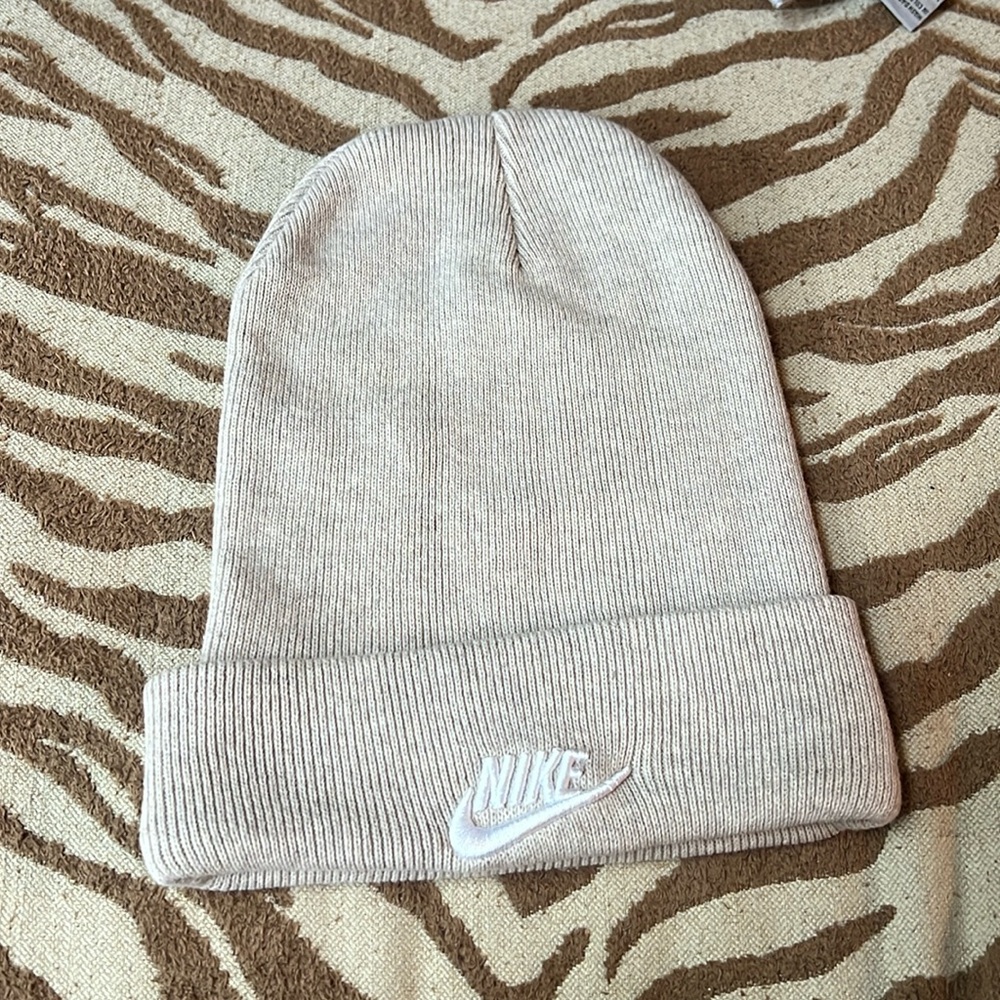 NWOT Nike Beige Beanie